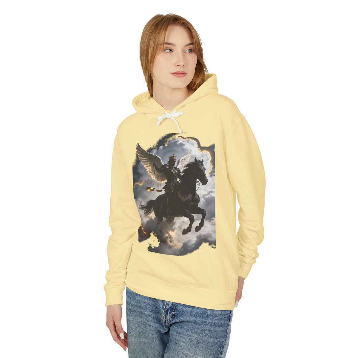 The black horse from Revelation 6:5-6-hoodie!