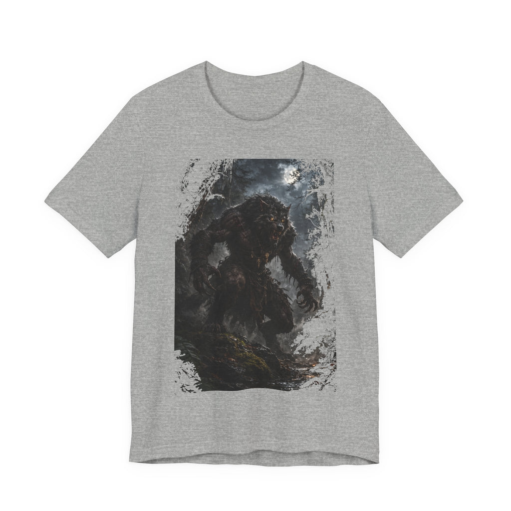 Were wolf in Dark Forest -A Mythocal Monster from the past! Graphic Tee