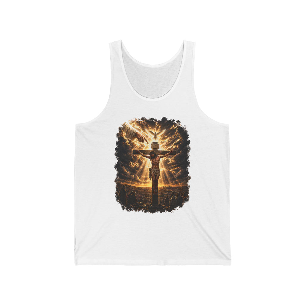 Christian Cross Tank Top — Radiant Resurrection Design
