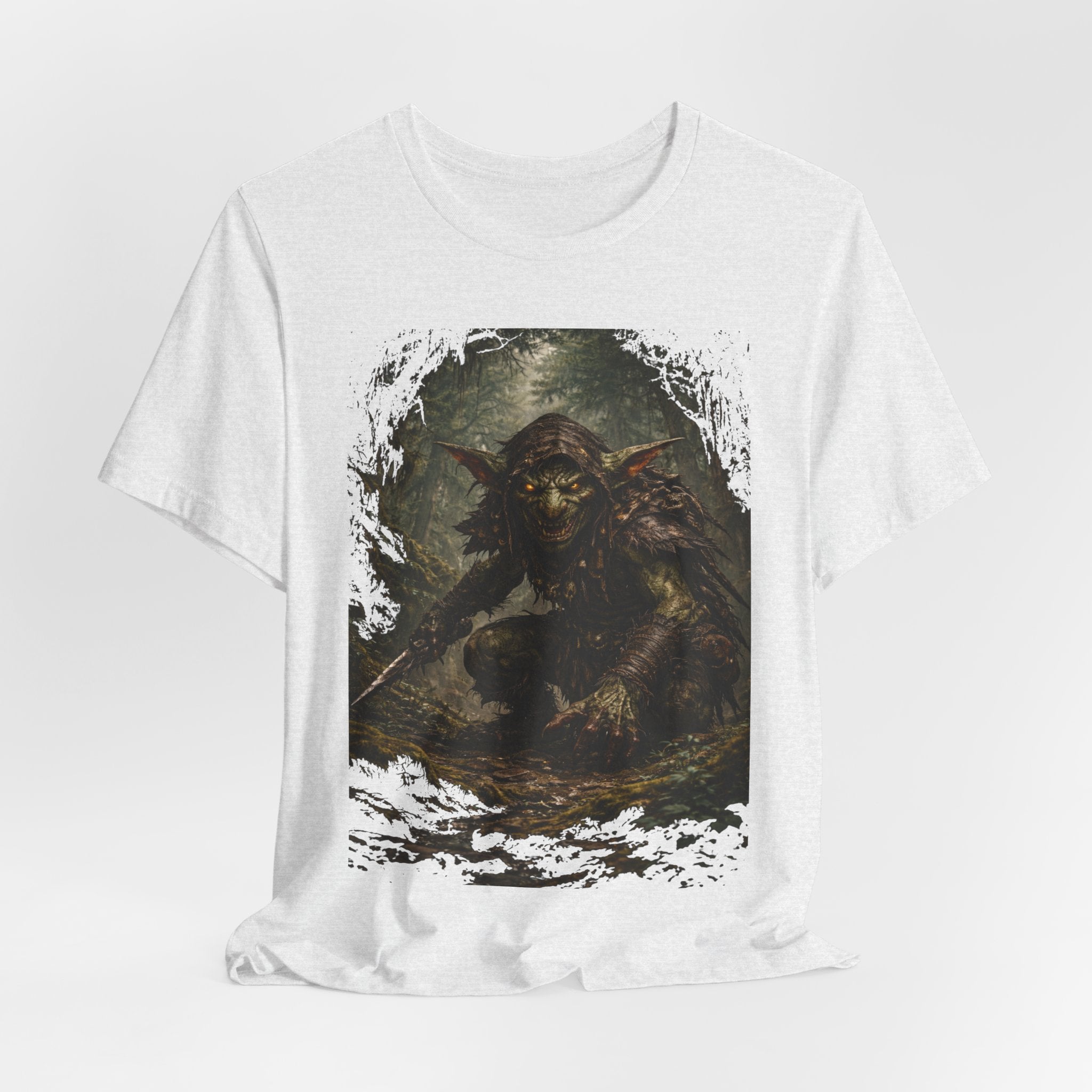 Goblin Warrior Graphic Tee — Dark Fantasy Monster T‑Shirt