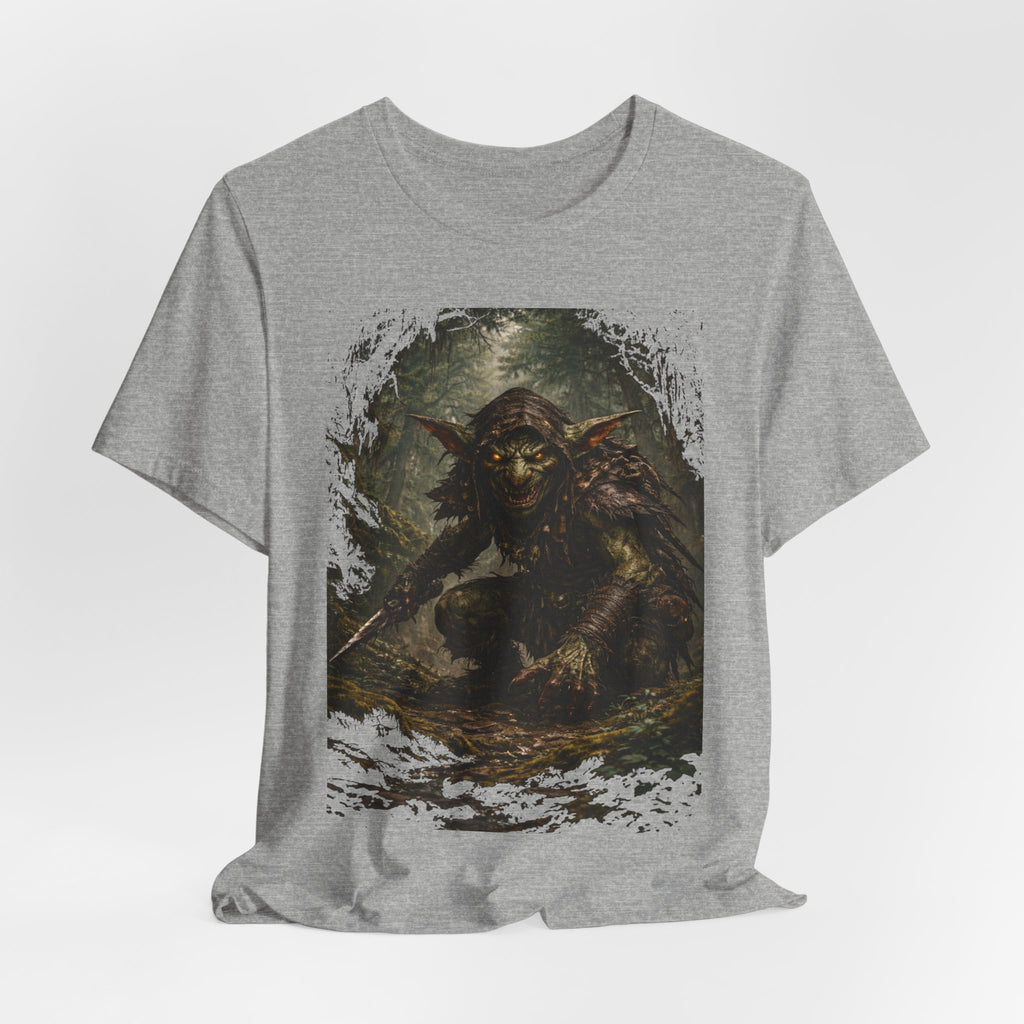 Goblin Warrior Graphic Tee — Dark Fantasy Monster T‑Shirt