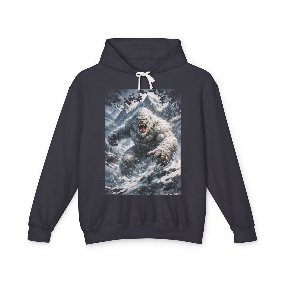 Yeti Storm Hoodie — Vintage Mountain Sasquatch Graphic Sweatshirt