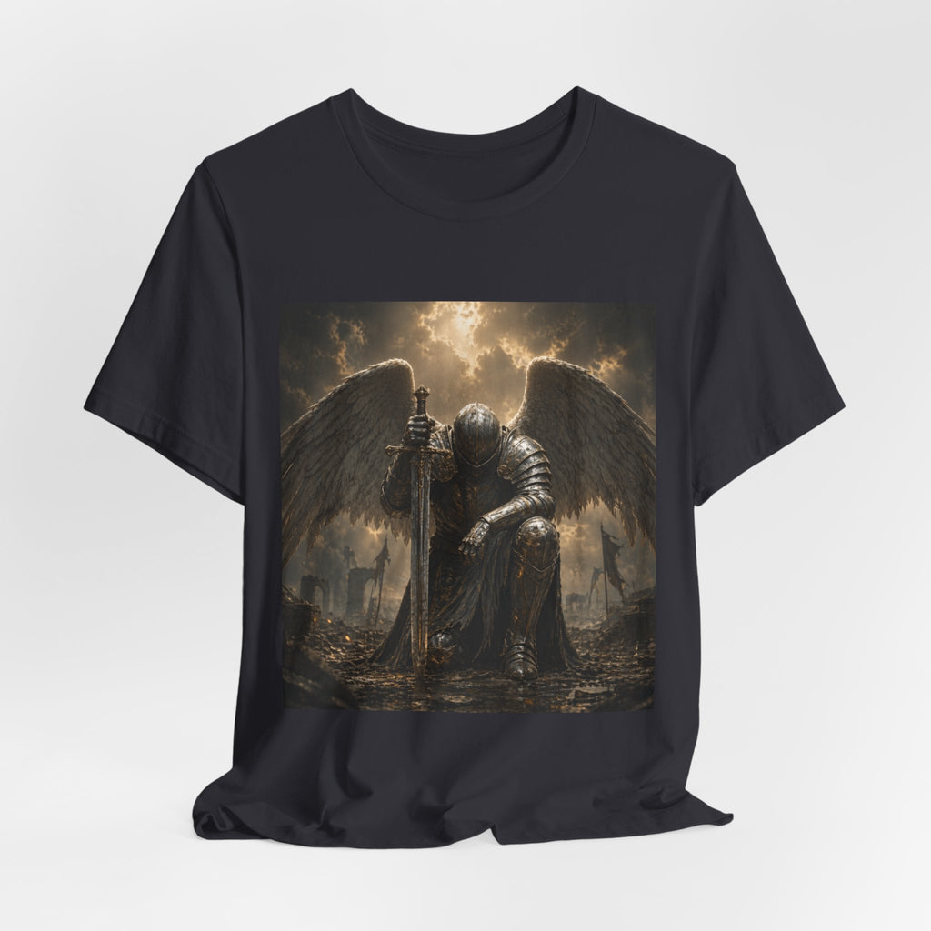 Angel Knight T-Shirt — Gothic Dark  Armor Tee