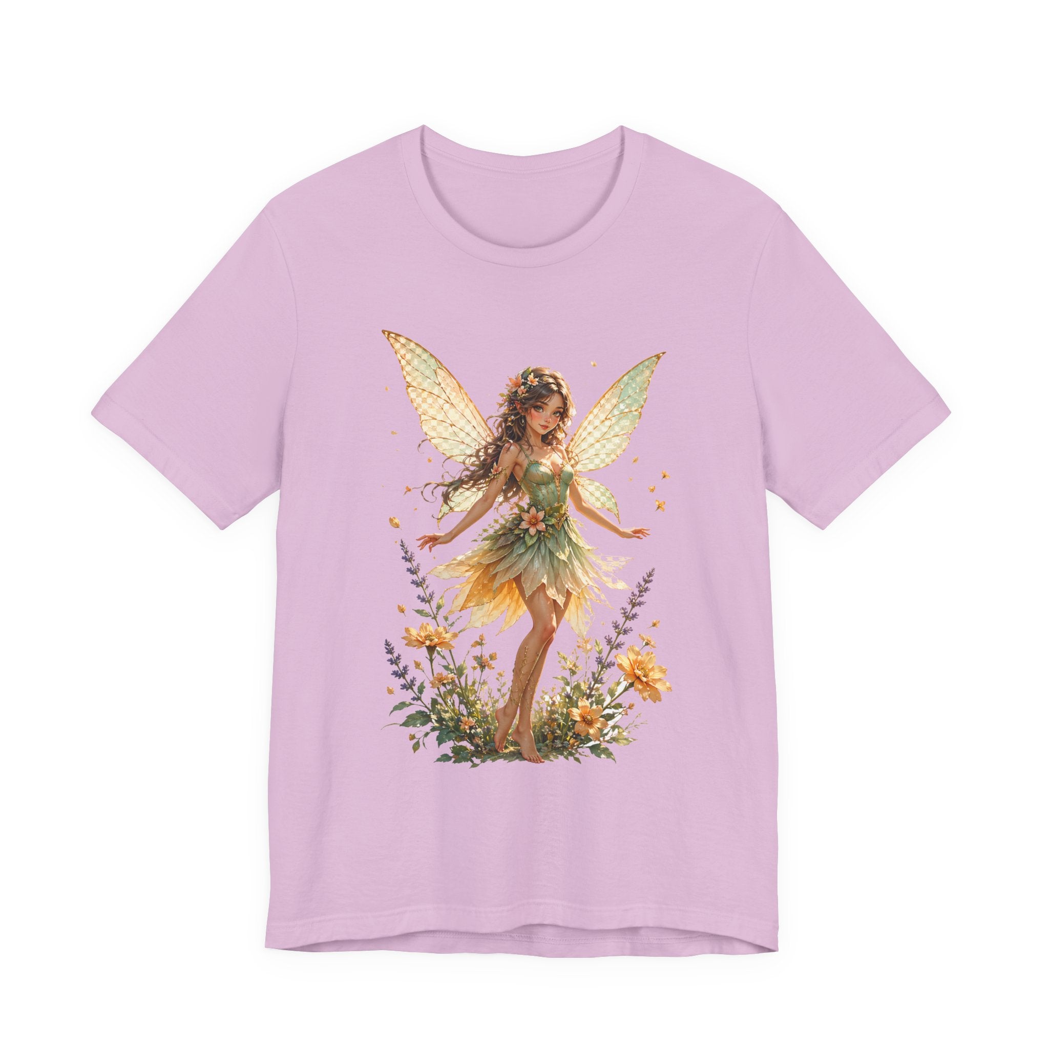 Fairy Garden T-Shirt — Vintage Floral Fairy Illustration Tee
