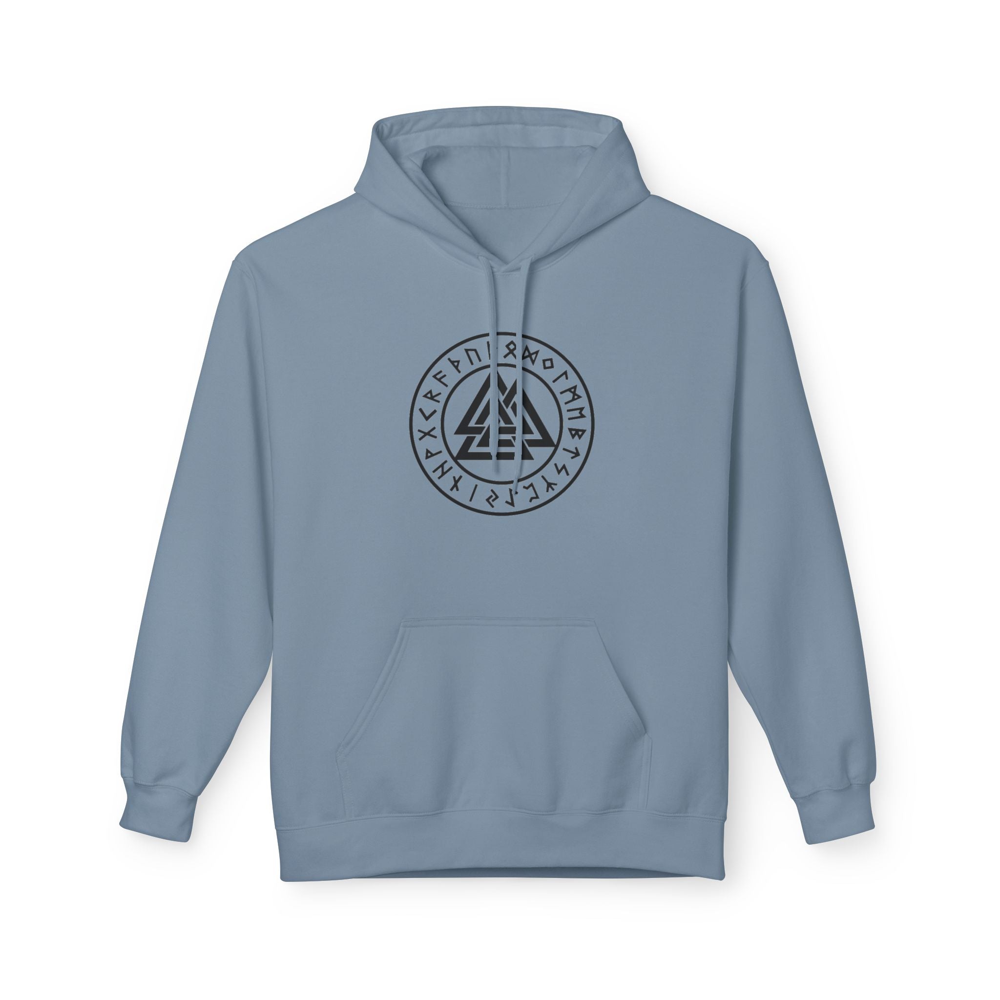 Valknut Rune Hoodie — Norse Viking Symbol for the slain warrior