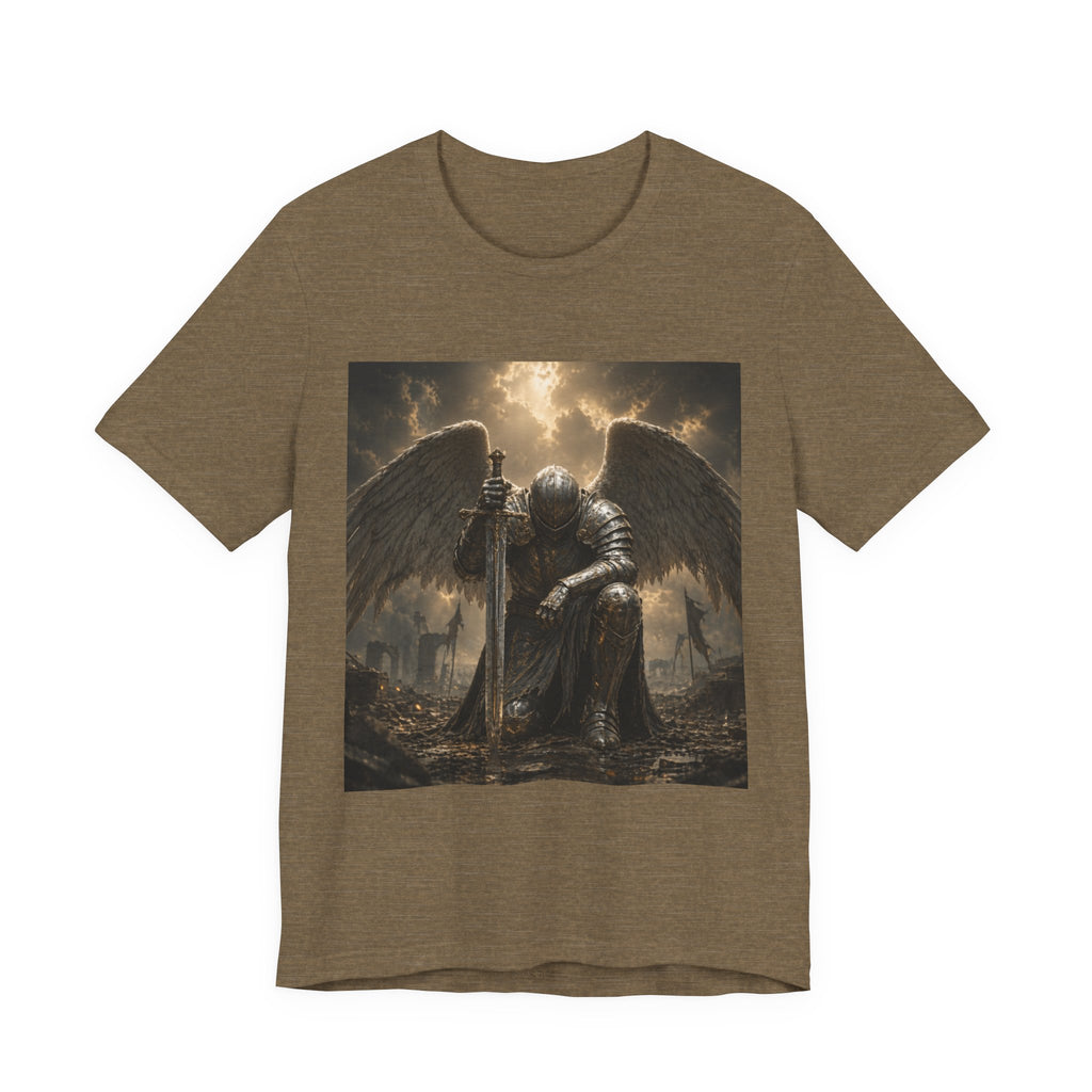 Angel Knight T-Shirt — Gothic Dark  Armor Tee