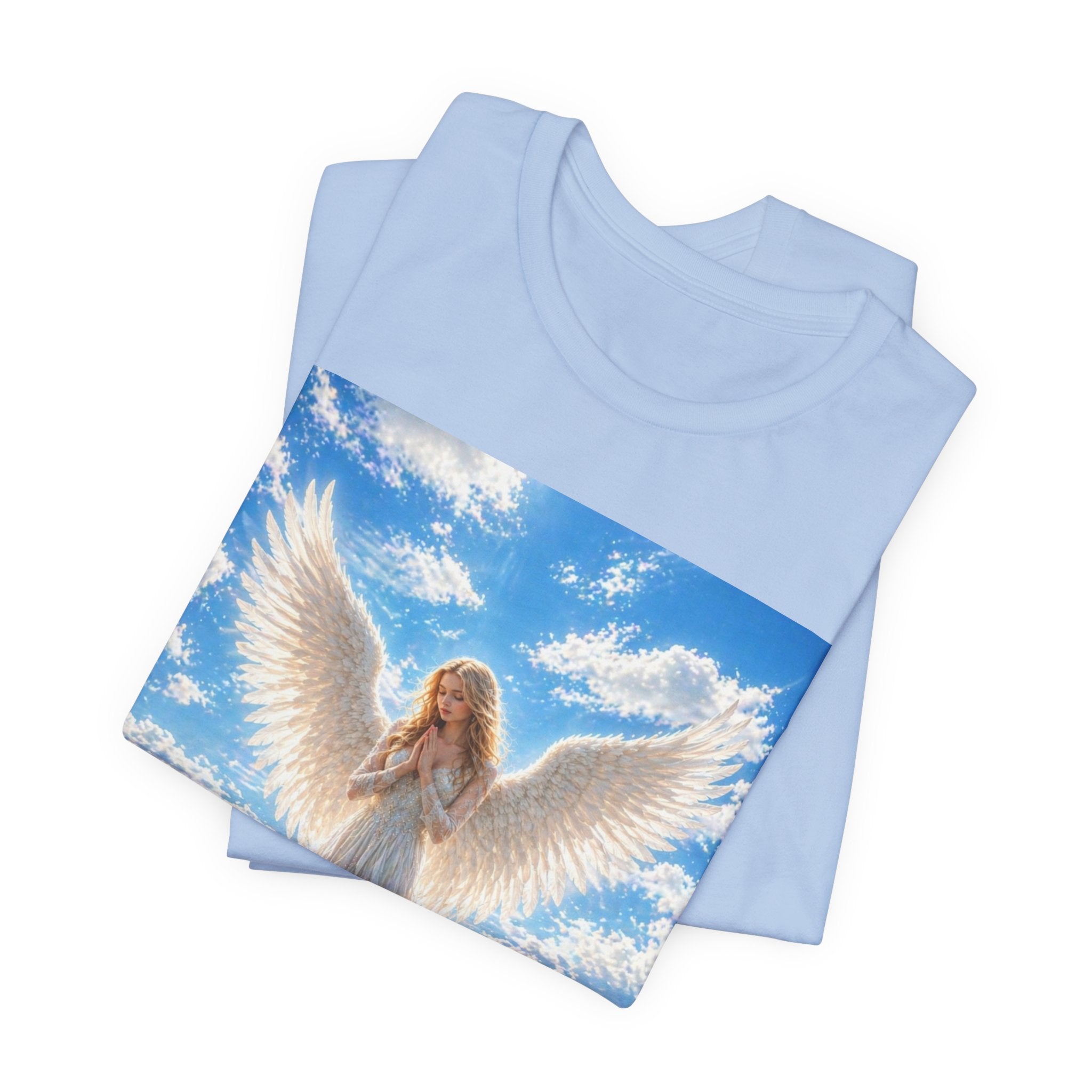 Angel Wings T-Shirt — Serene Guardian Angel Graphic Tee