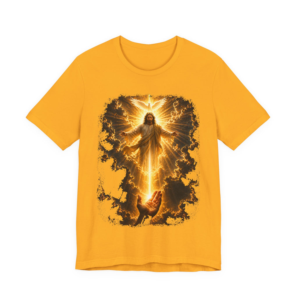Jesus Ascension Tee — Radiant Resurrection Christian T‑Shirt