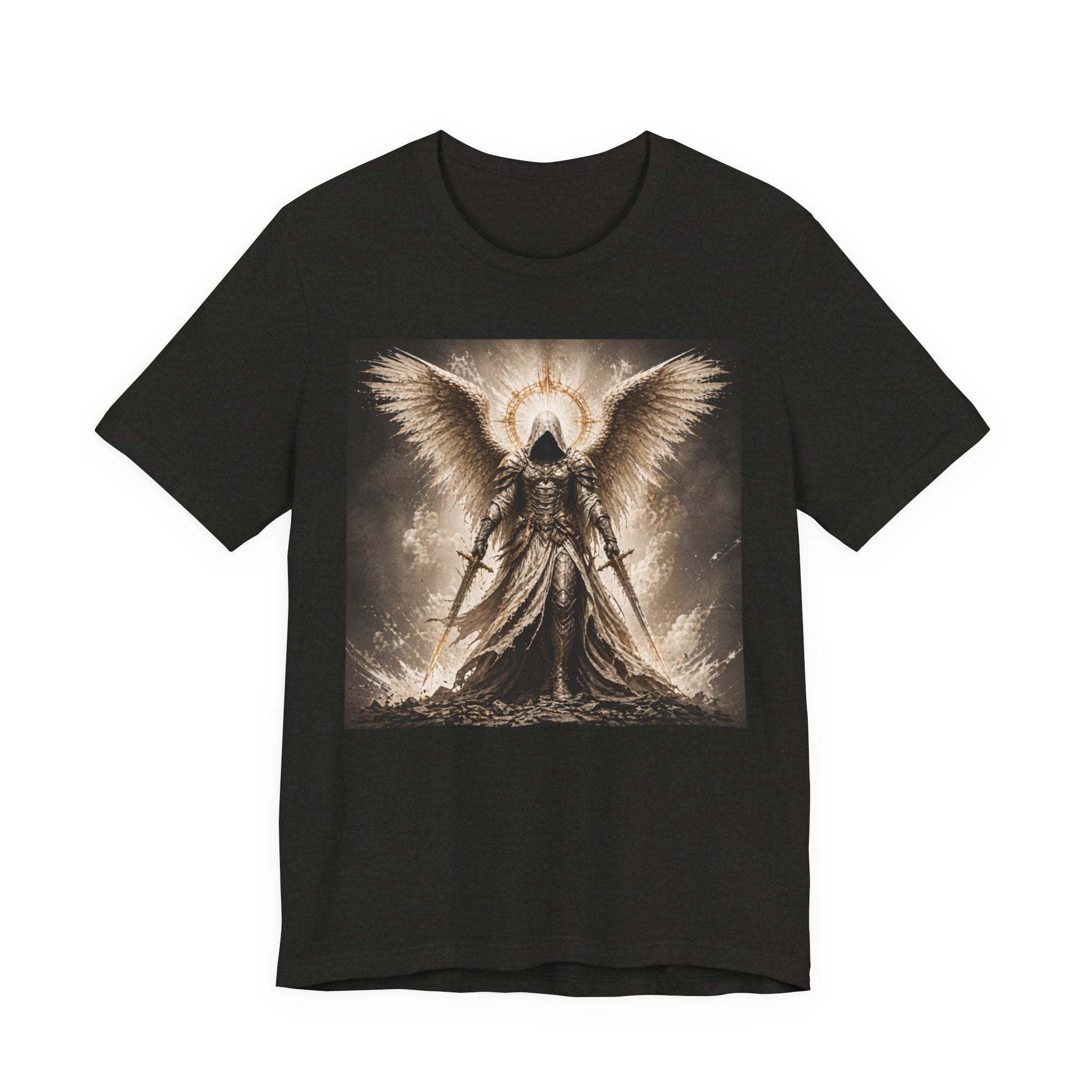Angel Warrior T-Shirt — Gothic Archangel Graphic Tee