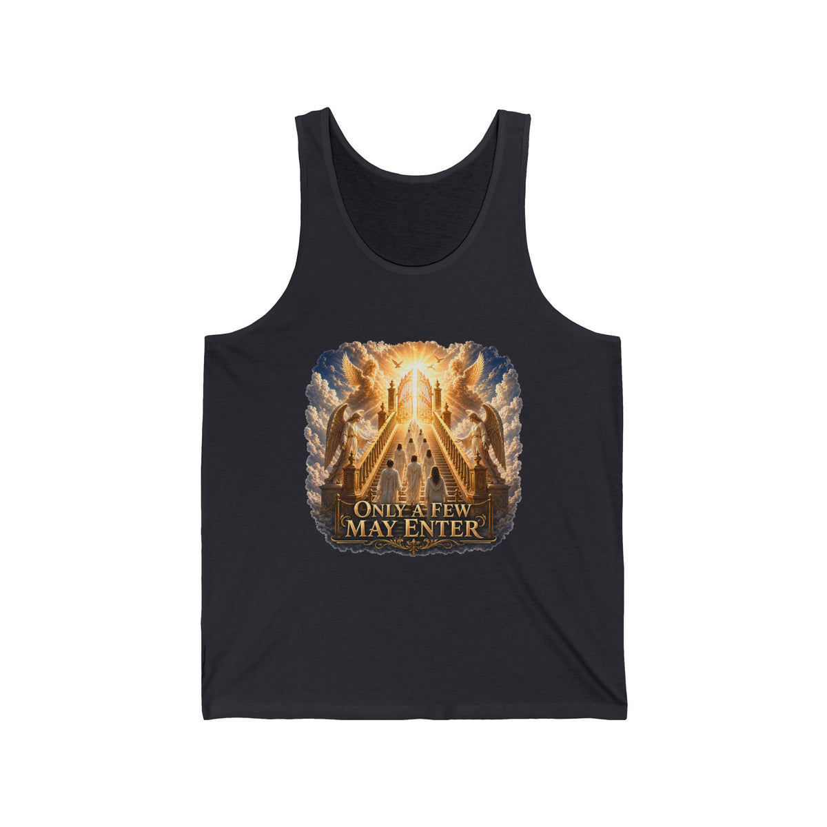 Religious Graphic Tank Top — "Only a Few May Enter" Heaven Gate Design