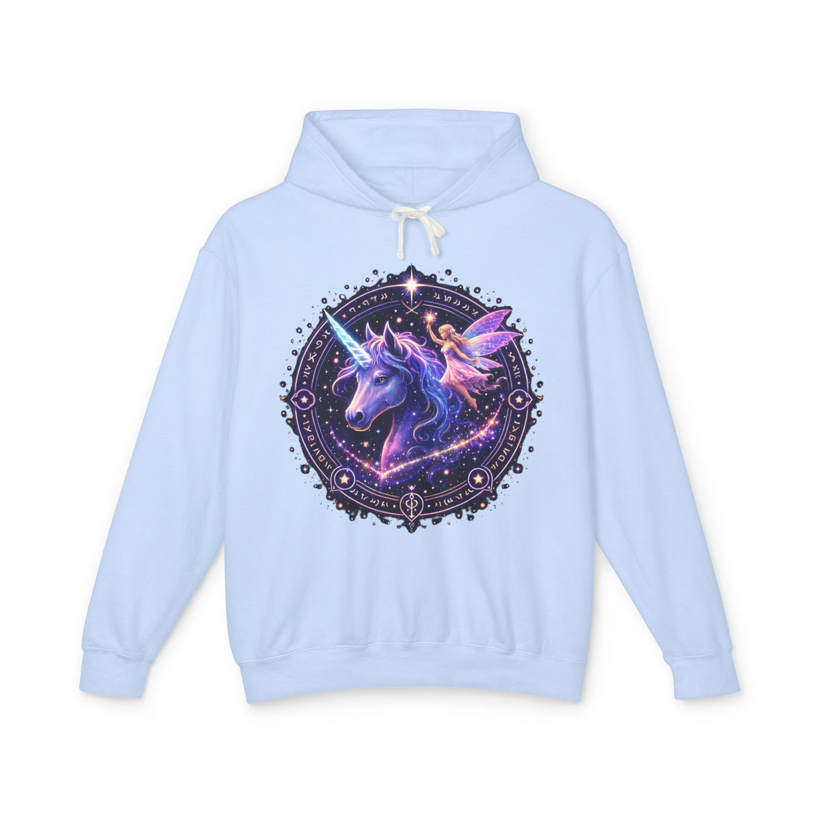 Unicorn Mandala Hoodie — Magical Celestial Unicorn Graphic Sweatshirt