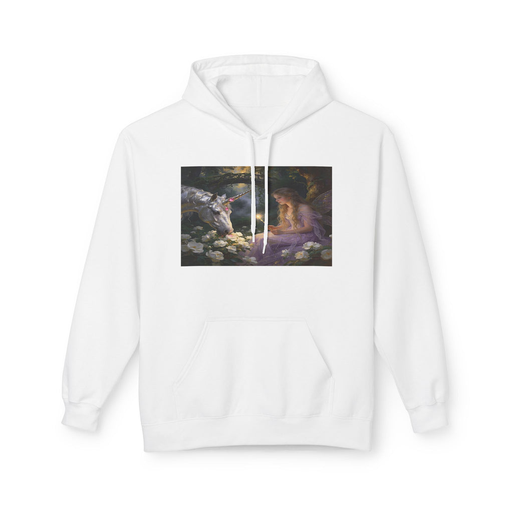 Fairy and Unicron cotton Hoodie — Vintage Painting Pullover