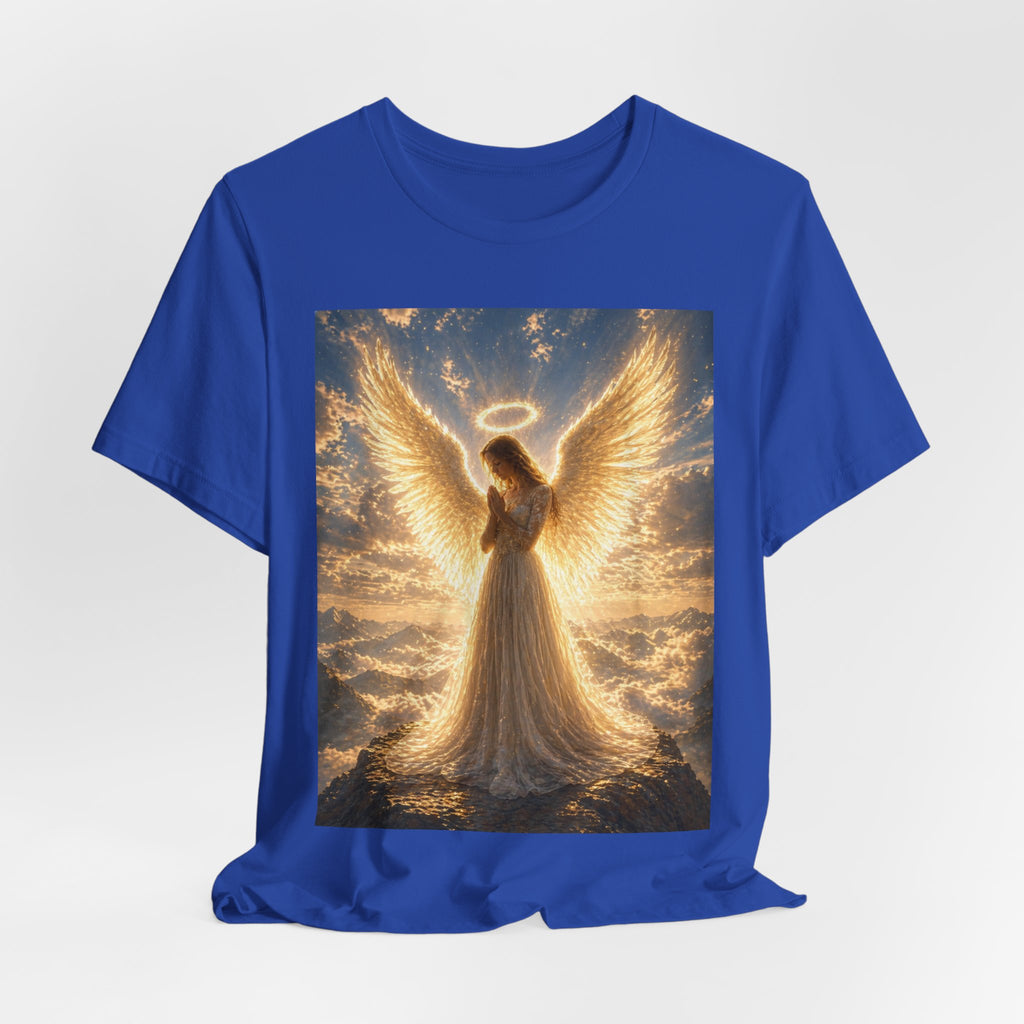 Angle praying Unisex Jersey Short Sleeve Tee