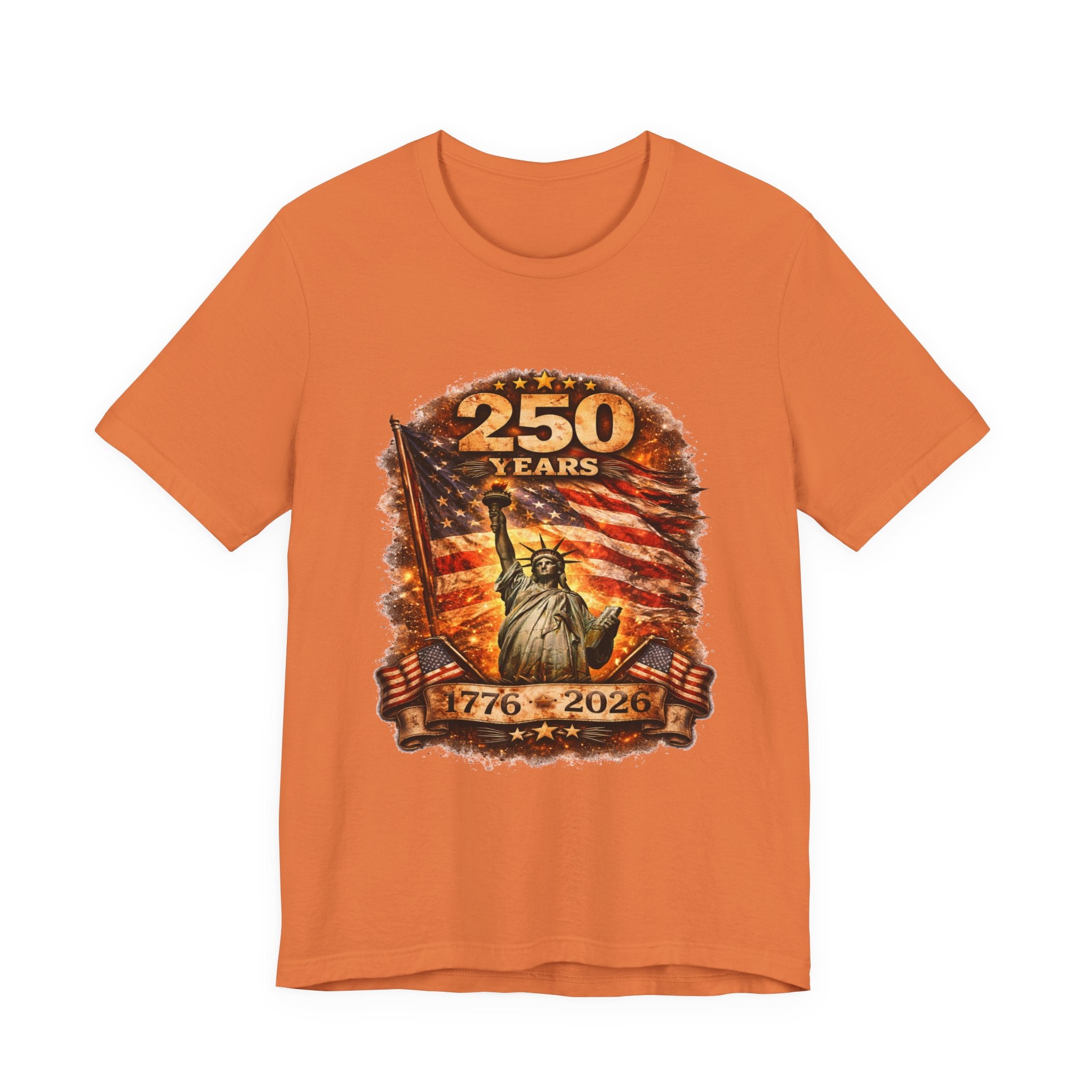 250 Years Statue of Liberty Tee — 1776–2026 Patriotic Anniversary Shirt