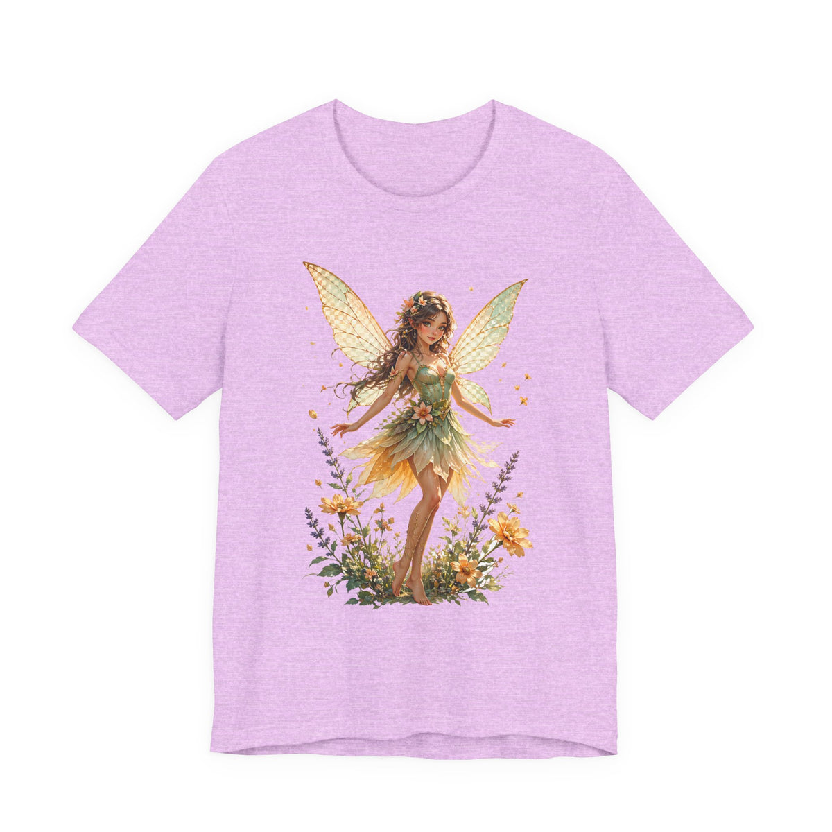 Fairy Garden T-Shirt — Vintage Floral Fairy Illustration Tee