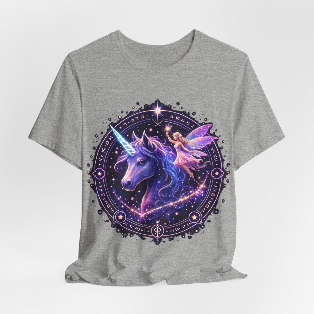 Unicorn & Fairy Galaxy Tee — Magical Fantasy Graphic T-Shirt