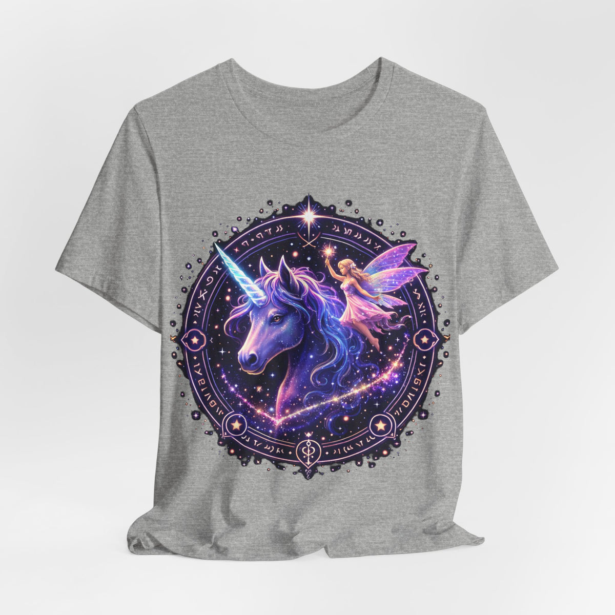 Unicorn & Fairy Galaxy Tee — Magical Fantasy Graphic T-Shirt