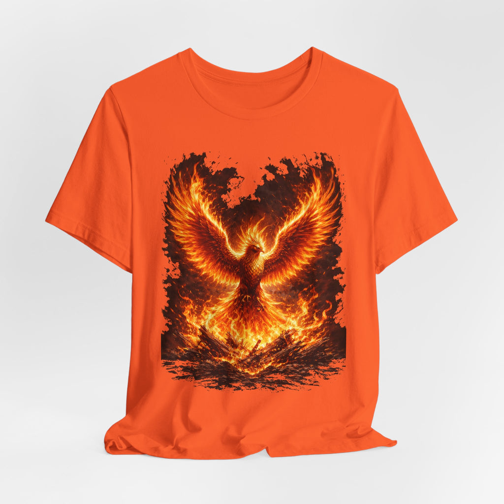 Phoenix Fire Graphic Tee — Rising Flame Mythical Bird T-Shirt