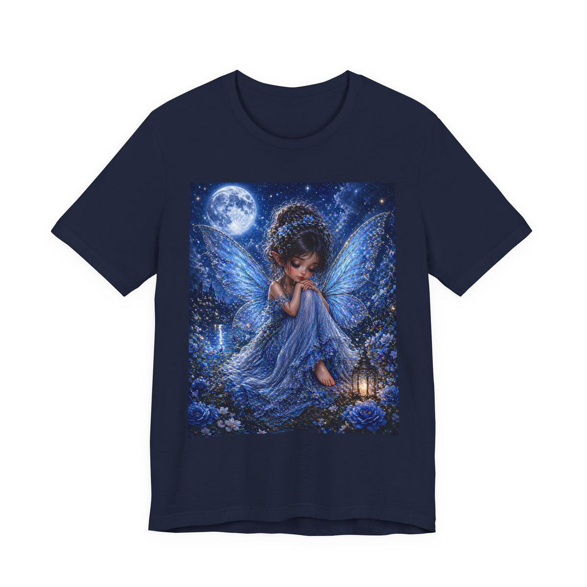 Blue Moon Fairy T-Shirt — Nighttime Fantasy Angel Tee