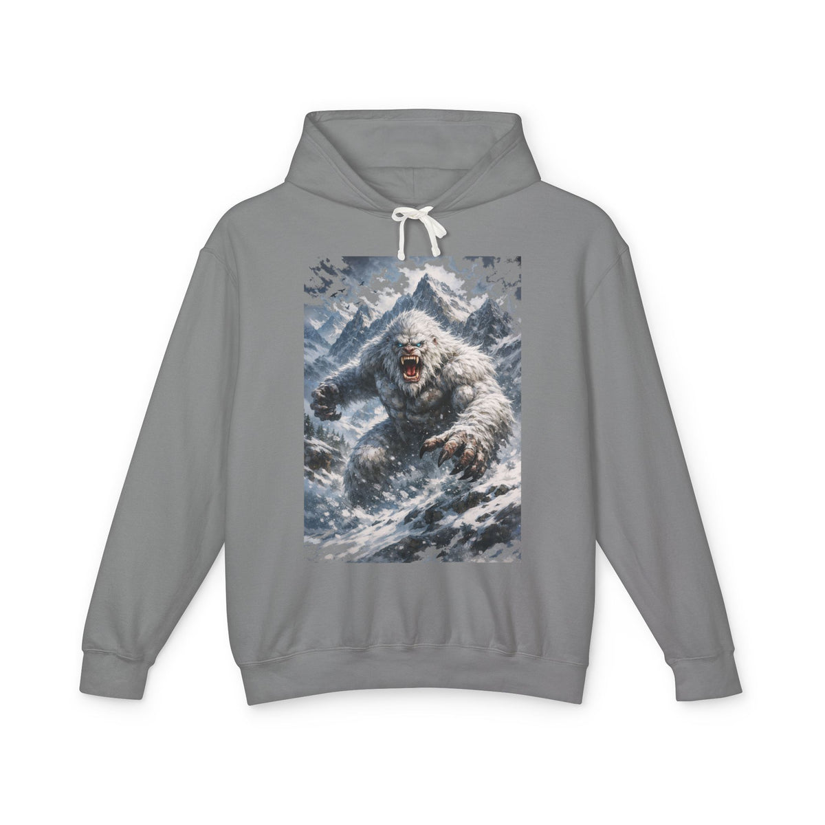 Yeti Storm Hoodie — Vintage Mountain Sasquatch Graphic Sweatshirt