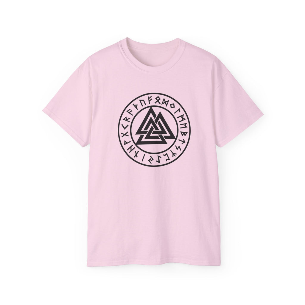 The Valknut – The Symbol of the Fallen Warriors-cotton T‑Shirt —