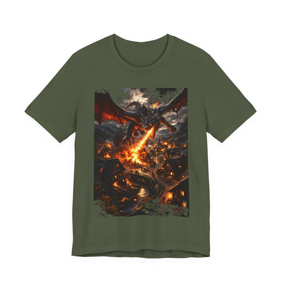 Dragon Fire T‑Shirt — Epic Fire‑Breathing Dragon Graphic Tee