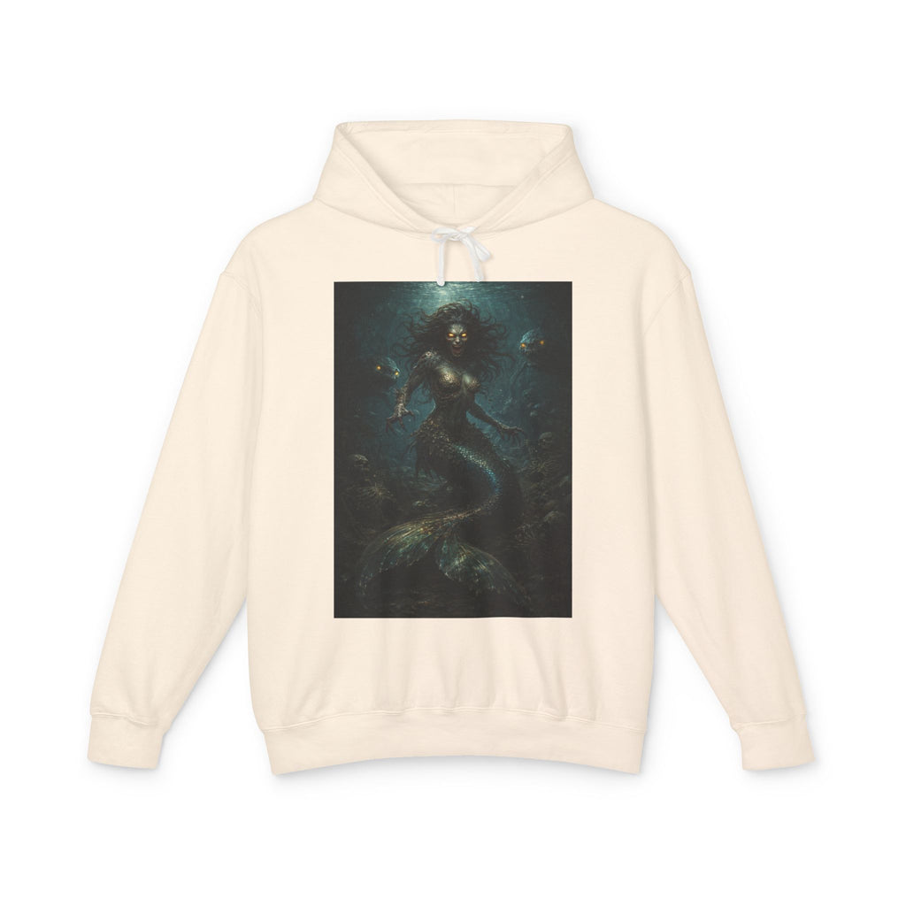 Mermaid Abyss Hoodie — Dark Ocean Fantasy Graphic Sweatshirt