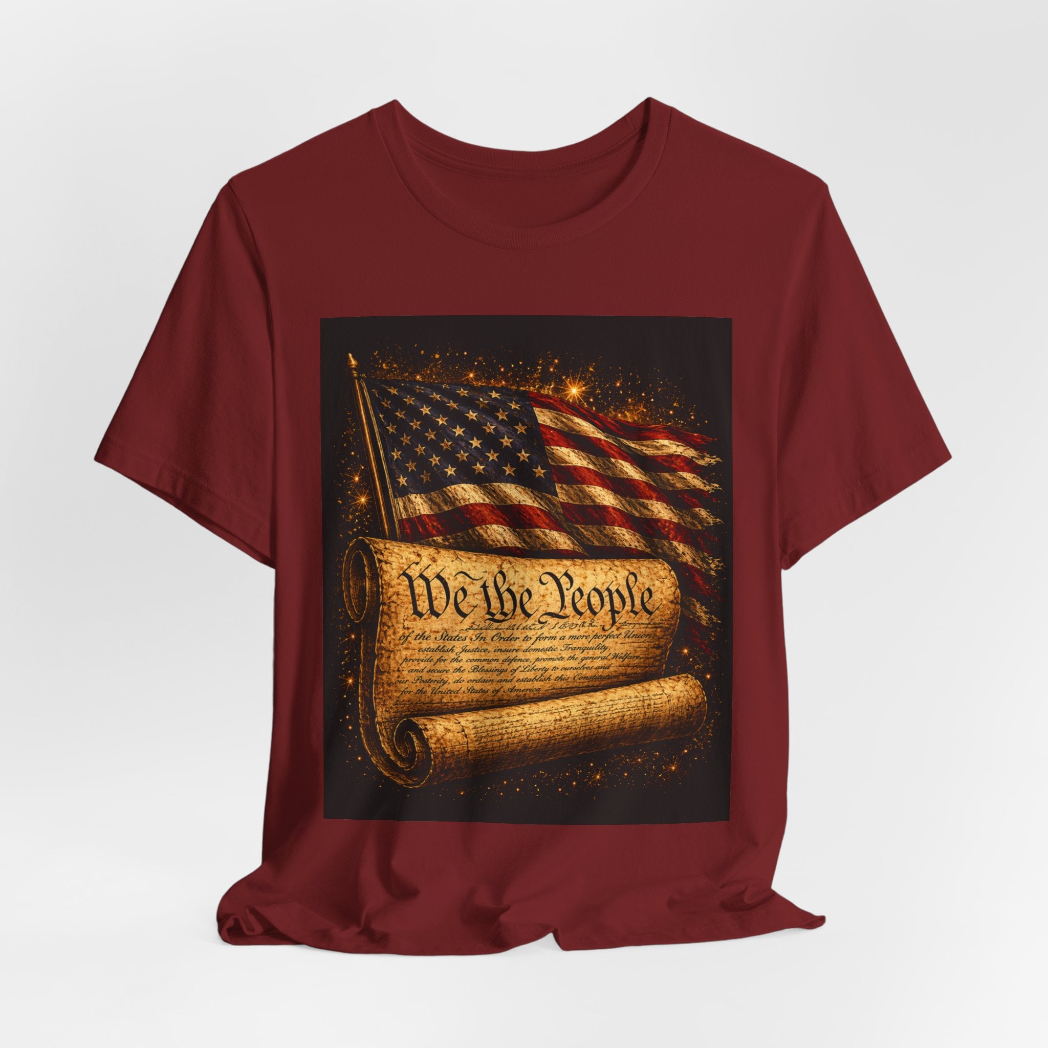 Patriotic "We the People" Constitution T-Shirt — American Flag Independence Day Tee