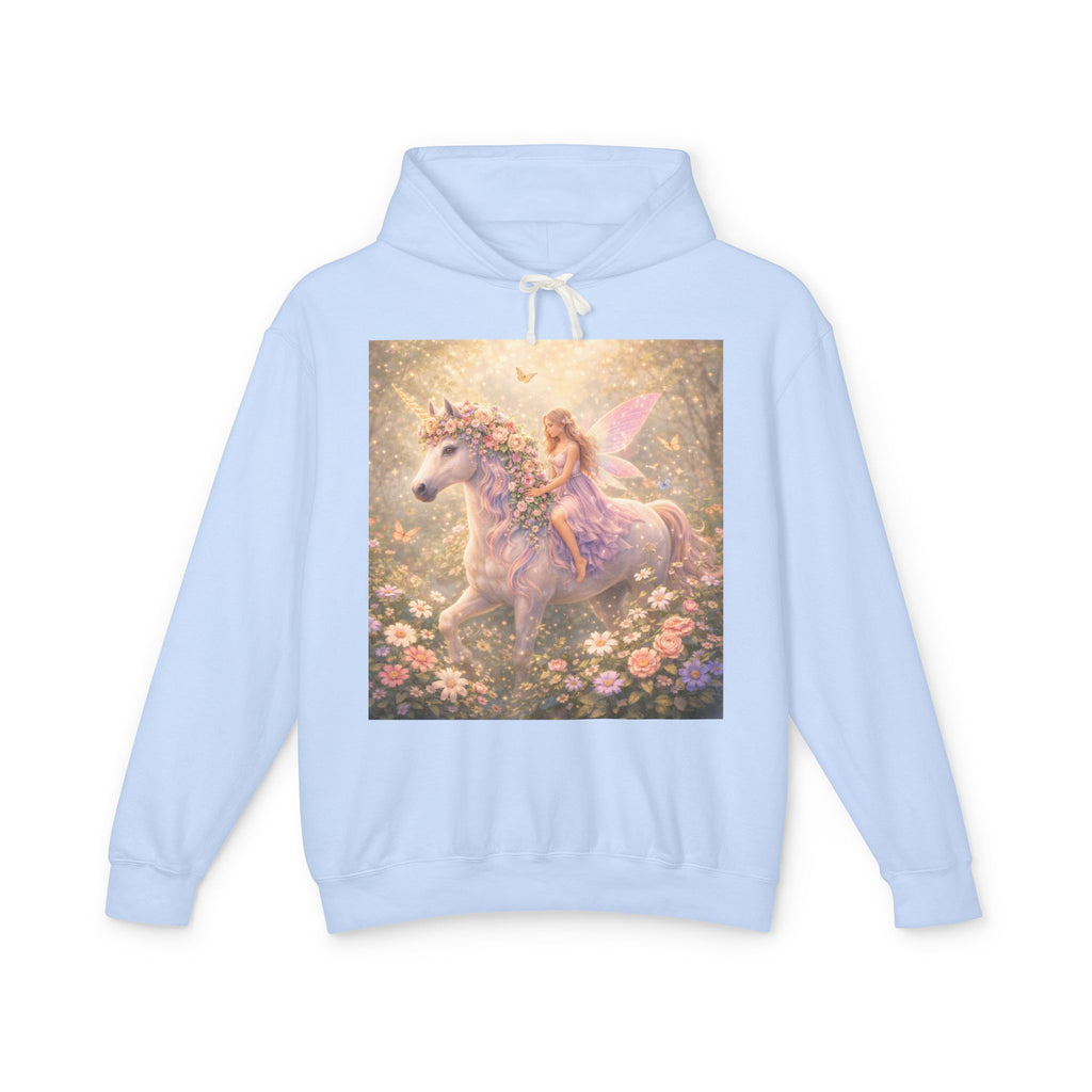 Fairy & Unicorn Hoodie — Whimsical Pastel Fantasy Pullover
