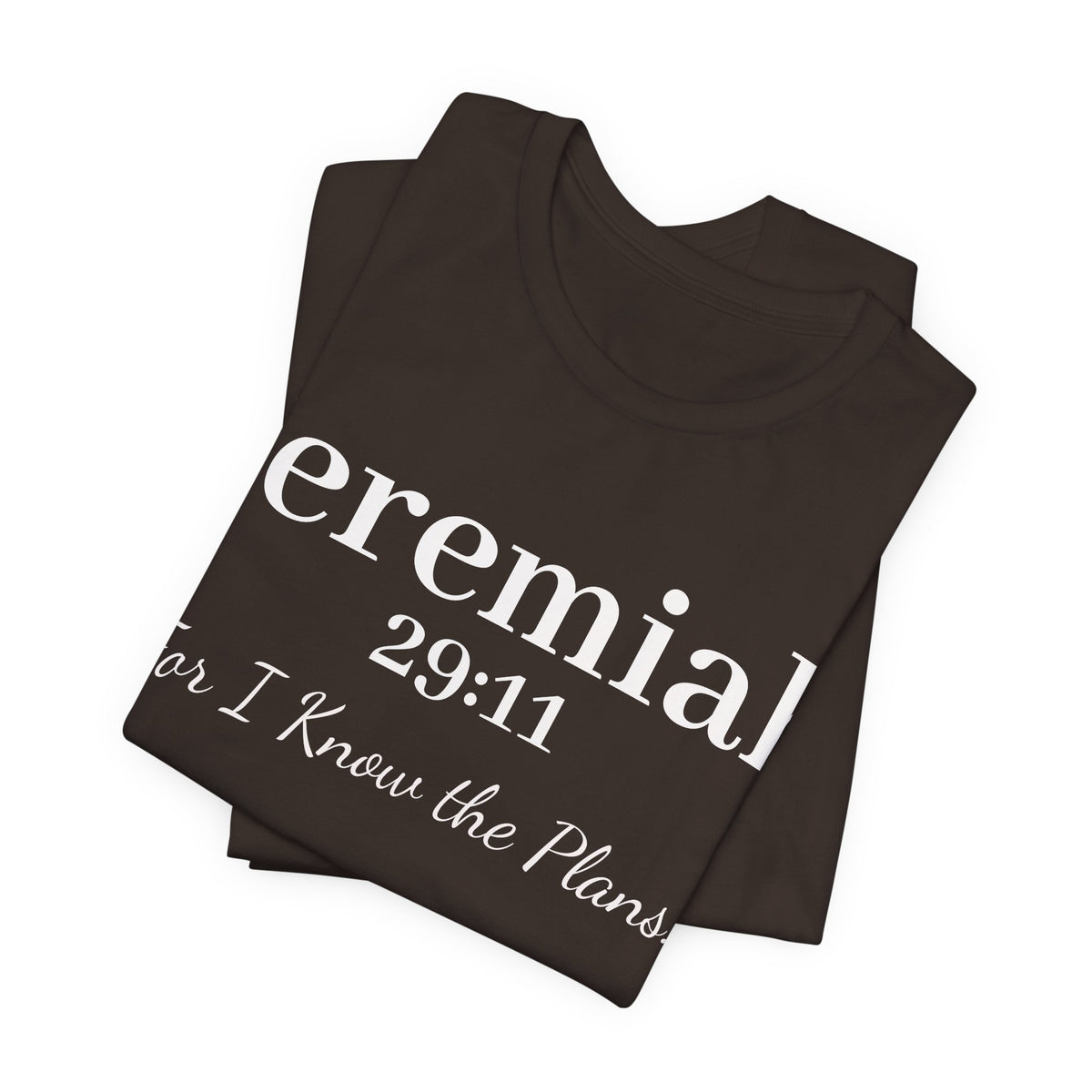 Jeremiah 29:11 Inspirational Bible Verse T‑Shirt — Faith Christian Tee