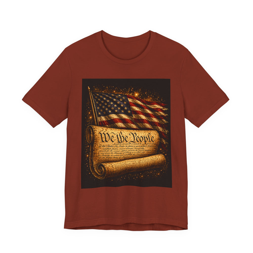 Patriotic "We the People" Constitution T-Shirt — American Flag Independence Day Tee
