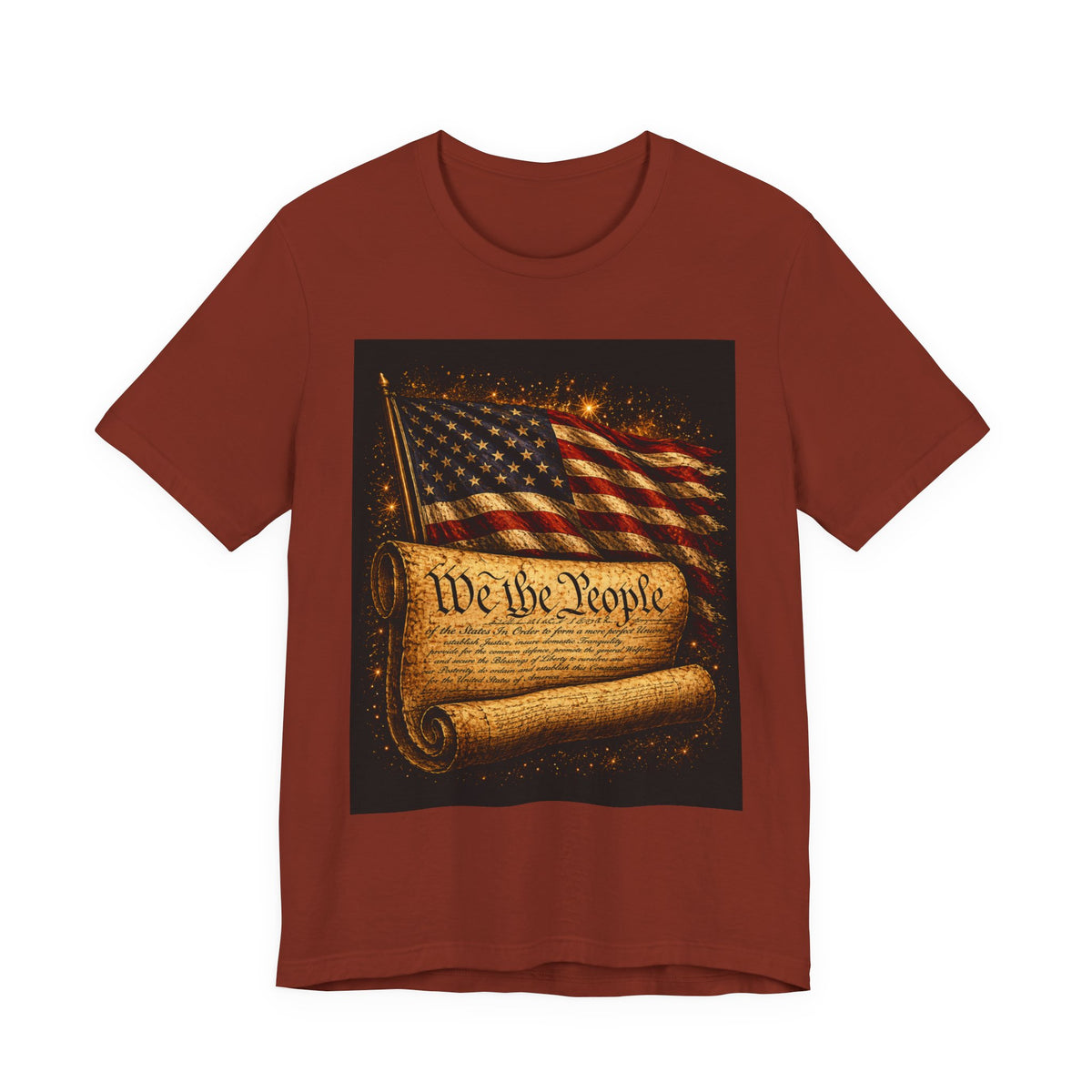 Patriotic "We the People" Constitution T-Shirt — American Flag Independence Day Tee
