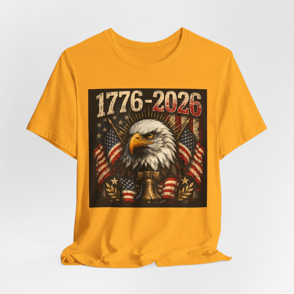 1776-2026 Eagle Flag T-Shirt — Patriotic 250th Anniversary Tee