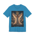 Angel Wings Graphic Tee — Glowing Halo Spiritual T-Shirt