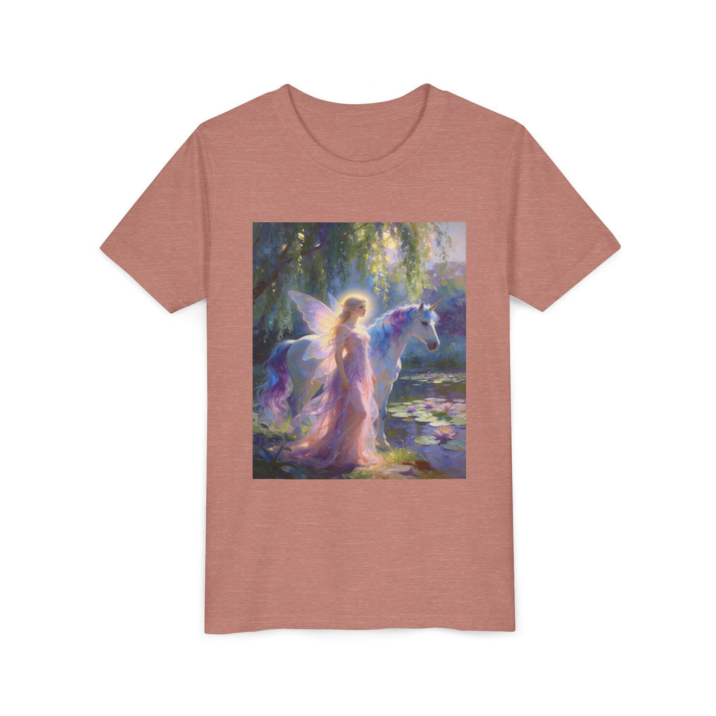 Youth Tee — Enchanted Fairy and Unicorn Graphic Tee