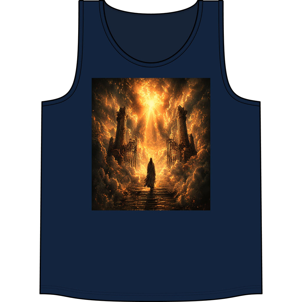 Fantasy Concert Tank Top — Golden Cathedral Scene