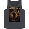 Watchman Tank Top — "I Will Keep Watch" Patriotic Military Tank