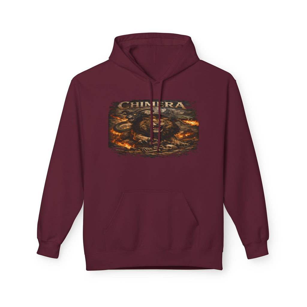 Chimera is a fearsome hybrid creature Hoodie — Fiery Serpent Graphic Pullover