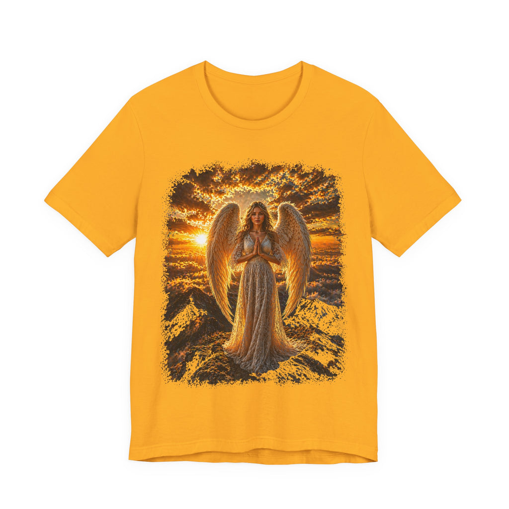 Angel Sunset Tee — Spiritual Guardian Wings T-Shirt