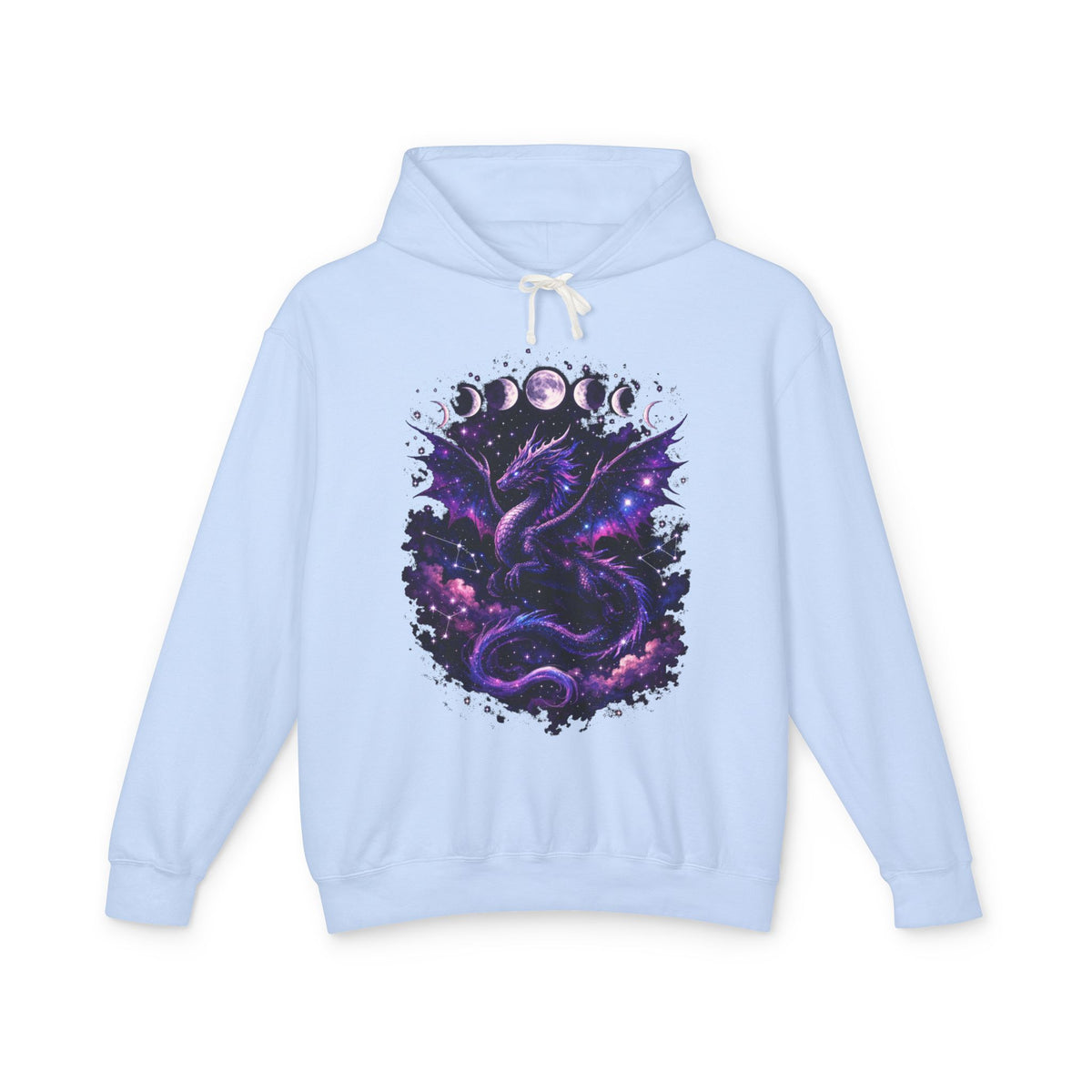 Galaxy Dragon Hoodie — Cosmic Night Sky Dragon Pullover