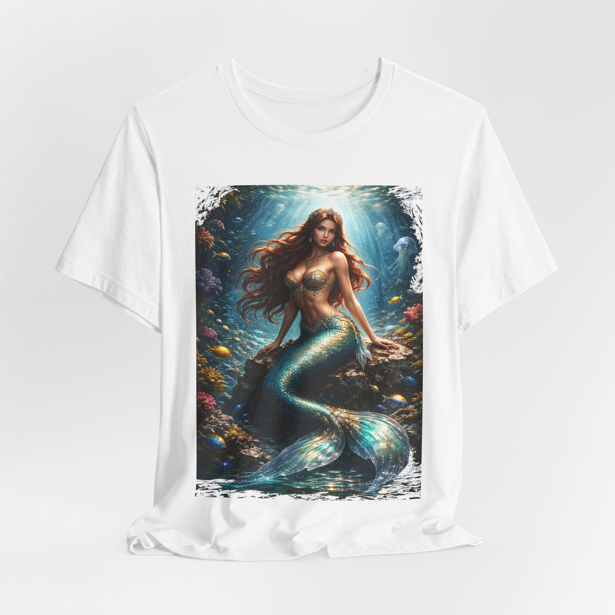 Mermaid Fantasy T-Shirt — Underwater Ocean Siren Graphic Tee