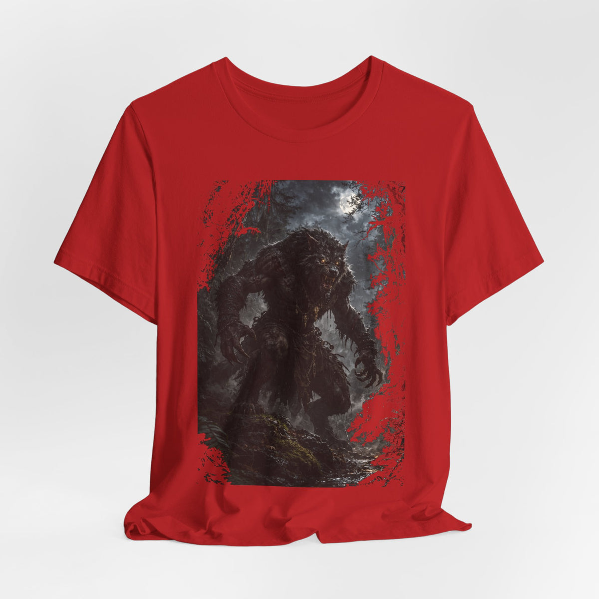 Were wolf in Dark Forest -A Mythocal Monster from the past! Graphic Tee