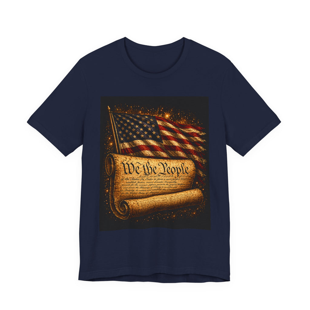 Patriotic "We the People" Constitution T-Shirt — American Flag Independence Day Tee