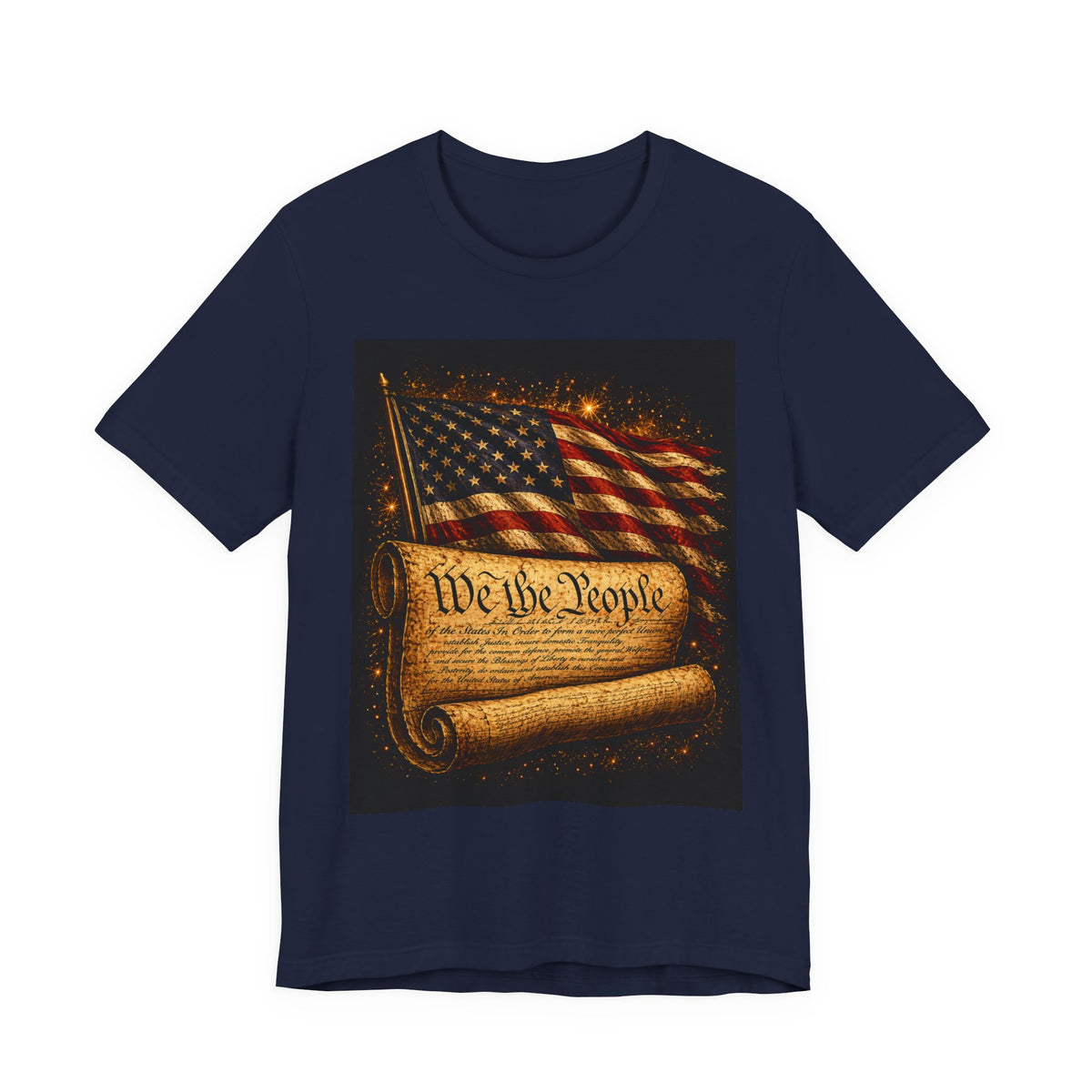 Patriotic "We the People" Constitution T-Shirt — American Flag Independence Day Tee