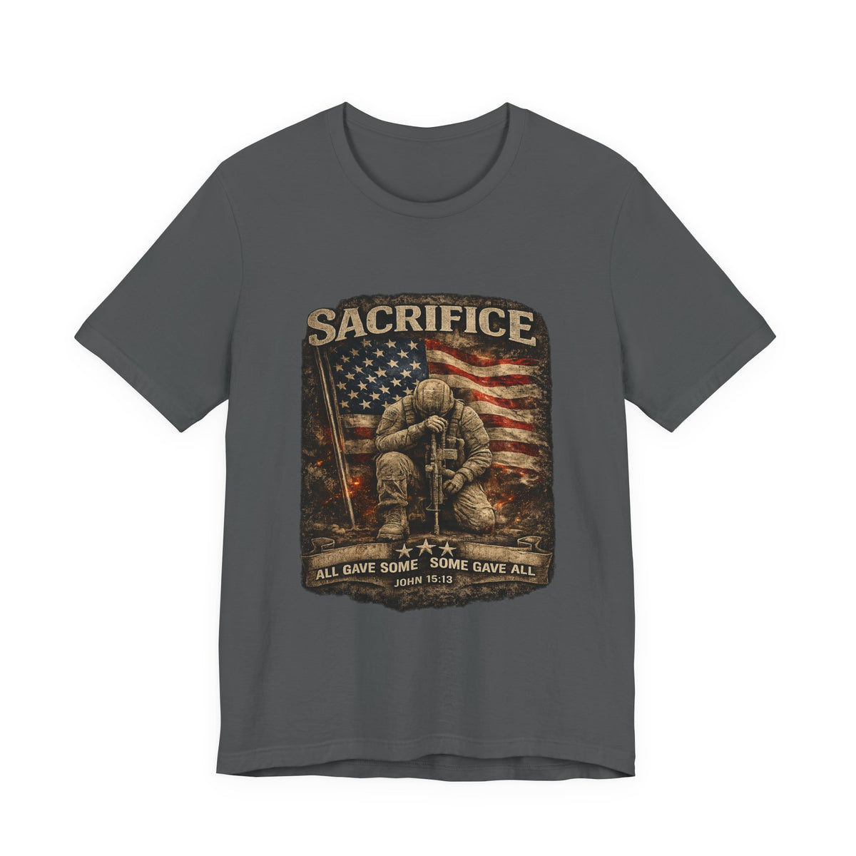 Veteran Sacrifice T-Shirt – 'All Gave Some, Some Gave All' Memorial Tee