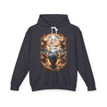 Revelation 7:1 Four angels standing on the four corners of the earth as seen from heaven Apocalyptic Earth Graphic Hoodie — Cosmic Storms, Lightning & Angelic Light