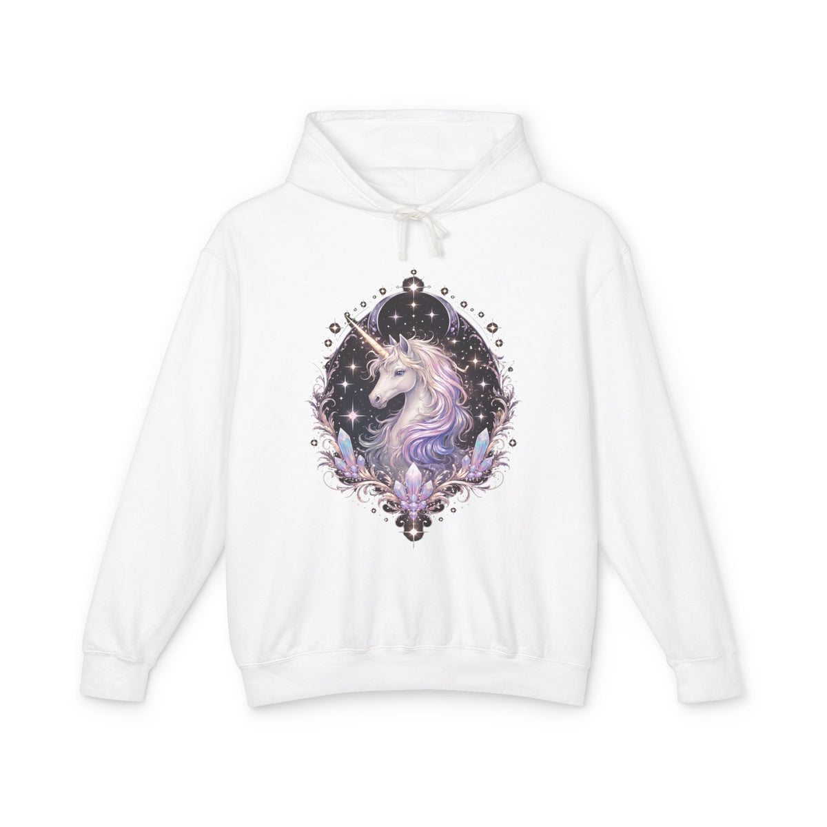 Mystic Unicorn Hoodie — Pastel Galaxy Horse Hooded Sweatshirt