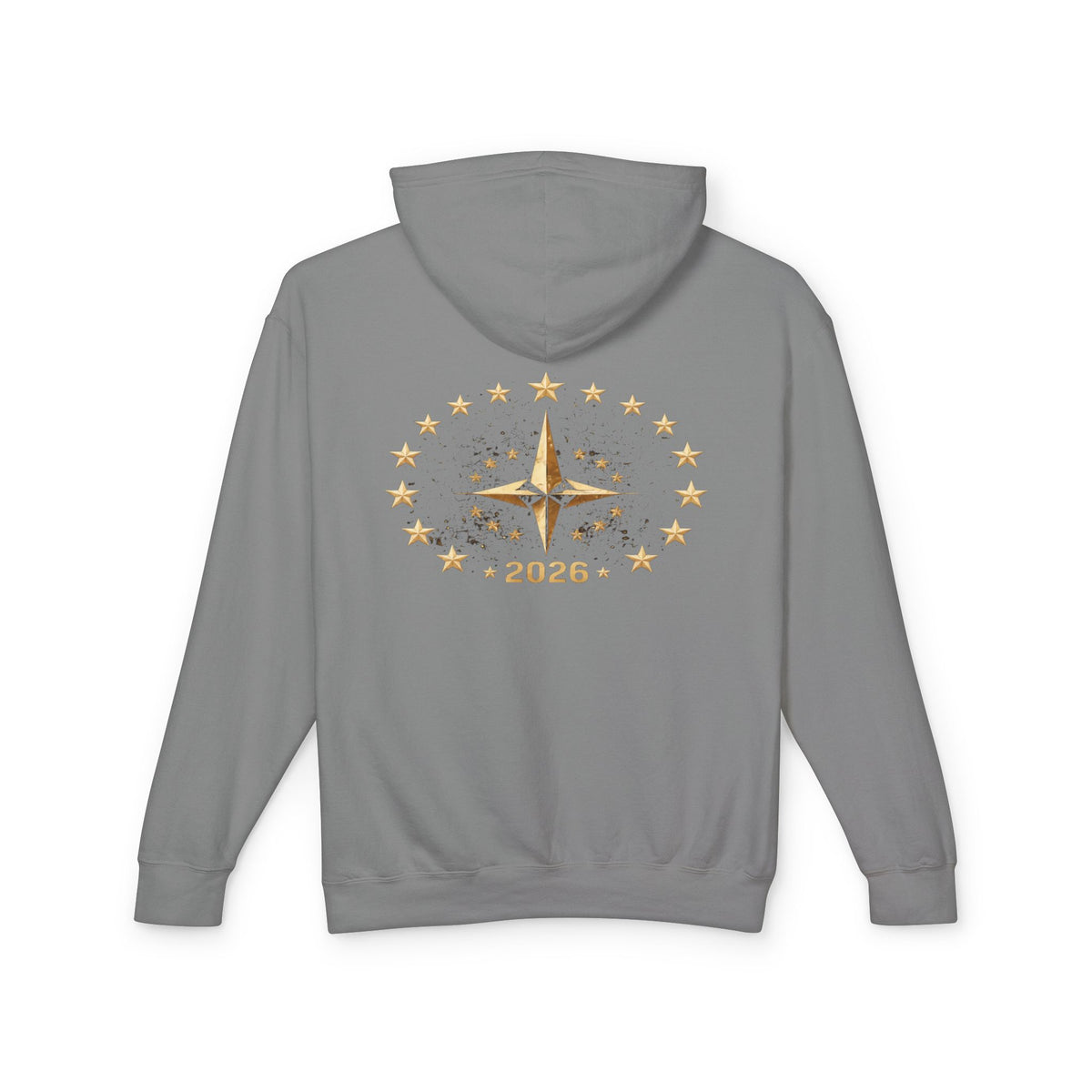 United By The Stars Eagle Flag Hoodie — "Stronger Together" Patriotic Military Veteran Pullover