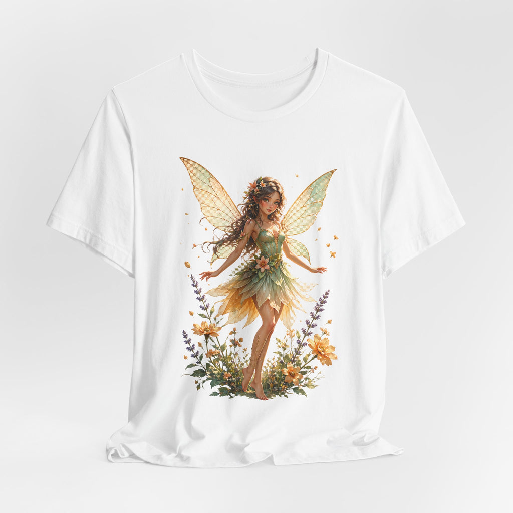 Fairy Garden T-Shirt — Vintage Floral Fairy Illustration Tee