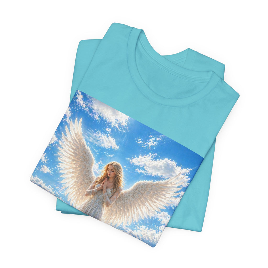 Angel Wings T-Shirt — Serene Guardian Angel Graphic Tee